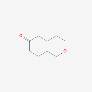 molecular formula C9H14O2 B3379141 octahydro-1H-2-benzopyran-6-one CAS No. 1520976-21-9