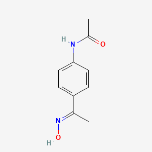 molecular formula C10H12N2O2 B3379171 N-{4-[1-(羟基亚氨基)乙基]苯基}乙酰胺 CAS No. 1523143-27-2