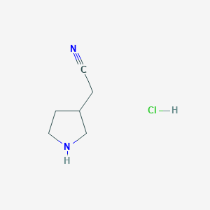 2-(Pyrrolidin-3-yl)acetonitrile hydrochloride