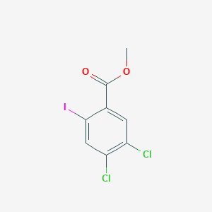 molecular formula C8H5Cl2IO2 B3379252 Methyl 4,5-dichloro-2-iodobenzoate CAS No. 1538516-21-0