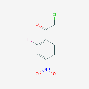 2-Chloro-1-(2-fluoro-4-nitrophenyl)ethan-1-one