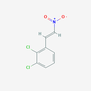 molecular formula C8H5Cl2NO2 B3379269 1,2-Dichloro-3-(2-nitroethenyl)benzene CAS No. 154455-57-9