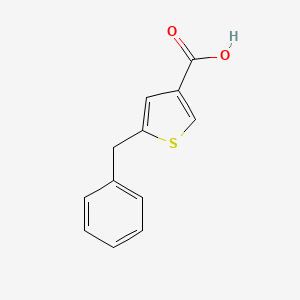 molecular formula C12H10O2S B3379285 5-苄基噻吩-3-羧酸 CAS No. 1546027-25-1