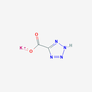 molecular formula C2HKN4O2 B3379303 potassium 1H-1,2,3,4-tetrazole-5-carboxylate CAS No. 1548833-31-3
