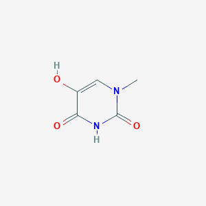 molecular formula C5H6N2O3 B3379332 5-Hydroxy-1-methyluracil CAS No. 15585-47-4