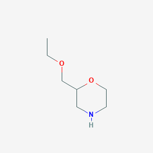 molecular formula C7H15NO2 B3379360 2-(乙氧基甲基)吗啉 CAS No. 156121-16-3