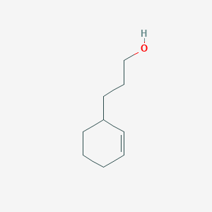 molecular formula C9H16O B3379429 3-(Cyclohex-2-en-1-yl)propan-1-ol CAS No. 15745-87-6