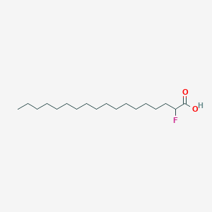 molecular formula C18H35FO2 B3379440 2-Fluorooctadecanoic acid CAS No. 1578-61-6