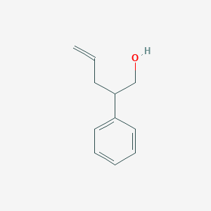 molecular formula C11H14O B3379468 2-苯基戊-4-烯-1-醇 CAS No. 16014-71-4