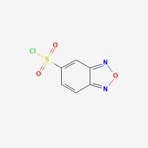 molecular formula C6H3ClN2O3S B3379471 Benzo[c][1,2,5]oxadiazole-5-sulfonyl chloride CAS No. 160232-20-2
