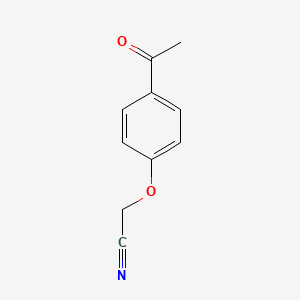 molecular formula C10H9NO2 B3379491 2-(4-Acetylphenoxy)acetonitrile CAS No. 160984-14-5