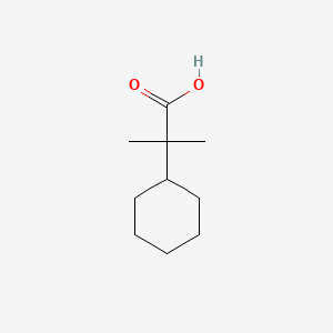 molecular formula C10H18O2 B3379540 2-Cyclohexyl-2-methylpropanoic acid CAS No. 16386-97-3