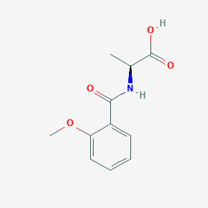 molecular formula C11H13NO4 B3379588 (S)-2-(2-methoxybenzamido)propanoic acid CAS No. 167417-03-0
