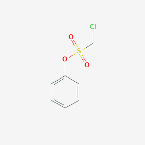 molecular formula C7H7ClO3S B3379598 Phenyl chloromethanesulfonate CAS No. 16764-29-7
