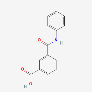 molecular formula C14H11NO3 B3379609 3-(Phenylcarbamoyl)benzoic acid CAS No. 16776-94-6