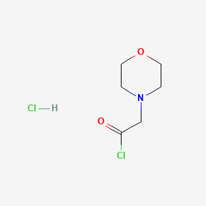 4-Morpholineacetyl chloride, hydrochloride