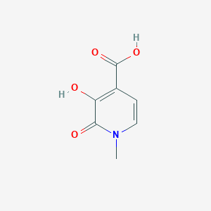 molecular formula C7H7NO4 B3379647 3-Hydroxy-1-methyl-2-oxo-1,2-dihydropyridine-4-carboxylic acid CAS No. 169237-37-0