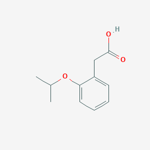 molecular formula C11H14O3 B3379719 2-[2-(Propan-2-yloxy)phenyl]acetic acid CAS No. 171814-21-4