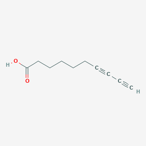 molecular formula C10H12O2 B3379758 Deca-7,9-diynoic acid CAS No. 173030-27-8