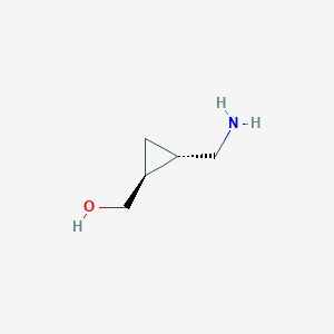 molecular formula C5H11NO B3379777 ((1S,2S)-2-(aminomethyl)cyclopropyl)methanol CAS No. 17352-97-5