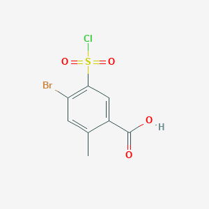 4-bromo-5-chlorosulfonyl-2-methyl-benzoic Acid