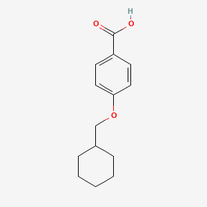 molecular formula C14H18O3 B3379838 4-(Cyclohexylmethoxy)benzoic acid CAS No. 177025-66-0