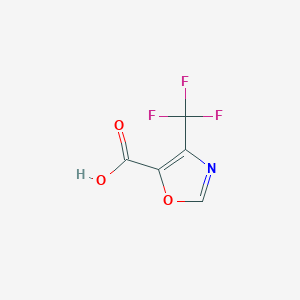 molecular formula C5H2F3NO3 B3379877 4-(Trifluoromethyl)-1,3-oxazole-5-carboxylic acid CAS No. 1780365-46-9