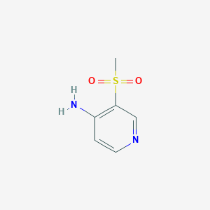 molecular formula C6H8N2O2S B3379892 3-Methanesulfonylpyridin-4-amine CAS No. 1780687-87-7