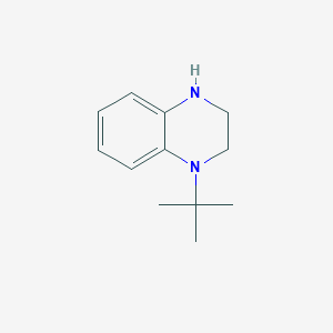 molecular formula C12H18N2 B3379903 1-Tert-butyl-1,2,3,4-tetrahydroquinoxaline CAS No. 1784575-97-8