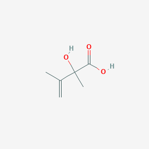 molecular formula C6H10O3 B3379925 2-Hydroxy-2,3-dimethylbut-3-enoic acid CAS No. 17891-10-0