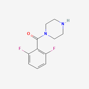 molecular formula C11H12F2N2O B3379942 1-(2,6-Difluorobenzoyl)piperazine CAS No. 179334-15-7