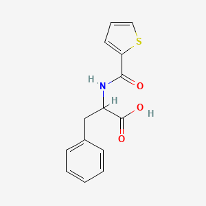 molecular formula C14H13NO3S B3379984 3-Phenyl-2-[(thiophene-2-carbonyl)-amino]-propionic acid CAS No. 1803030-67-2