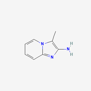 molecular formula C8H9N3 B3380010 3-Methylimidazo[1,2-a]pyridin-2-amine CAS No. 1803601-00-4