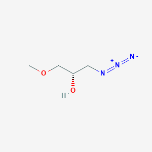 molecular formula C4H9N3O2 B3380053 (2S)-1-azido-3-methoxypropan-2-ol CAS No. 1807901-45-6