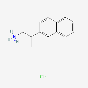 molecular formula C13H16ClN B3380084 dl-alpha-Methyl-2-naphthaleneethylamine hydrochloride CAS No. 18085-04-6