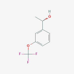molecular formula C9H9F3O2 B3380120 (S)-1-(3-(Trifluoromethoxy)phenyl)ethan-1-ol CAS No. 1821840-58-7