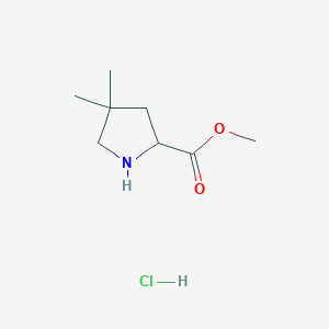 Methyl 4,4-dimethylpyrrolidine-2-carboxylate hydrochloride