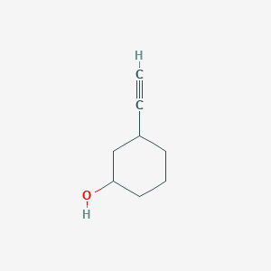 molecular formula C8H12O B3380138 3-Ethynylcyclohexan-1-ol CAS No. 1823510-89-9