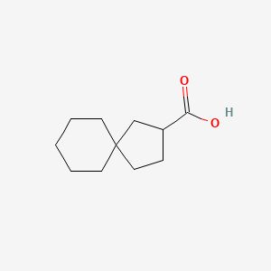 molecular formula C11H18O2 B3380150 Spiro[4.5]decane-2-carboxylic acid CAS No. 18244-50-3