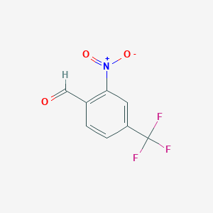 molecular formula C8H4F3NO3 B033803 2-Nitro-4-(trifluoromethyl)benzaldehyde CAS No. 109466-87-7