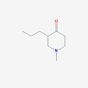 B3380304 1-Methyl-3-propylpiperidin-4-one CAS No. 188868-26-0