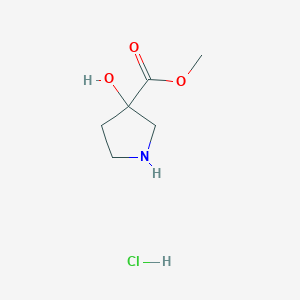 Methyl 3-hydroxypyrrolidine-3-carboxylate hydrochloride