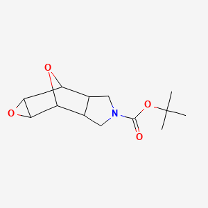 Tert-butyl 9,11-dioxa-4-azatetracyclo[5.3.1.0^{2,6}.0^{8,10}]undecane-4-carboxylate