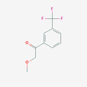 molecular formula C10H9F3O2 B3380438 2-Methoxy-1-[3-(trifluoromethyl)phenyl]ethan-1-one CAS No. 192225-35-7
