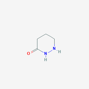 molecular formula C4H8N2O B3380450 1,2-Diazinan-3-one CAS No. 19283-07-9