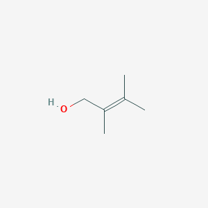 molecular formula C6H12O B3380457 2,3-二甲基丁-2-烯-1-醇 CAS No. 19310-95-3