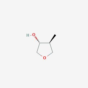 molecular formula C5H10O2 B3380473 trans-4-Methyltetrahydrofuran-3-ol CAS No. 1932478-75-5