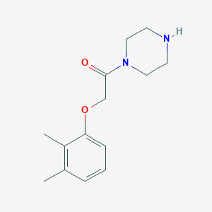 molecular formula C14H20N2O2 B3380499 2-(2,3-Dimethylphenoxy)-1-(piperazin-1-yl)ethan-1-one CAS No. 194943-56-1