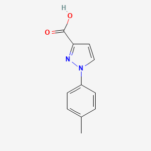 molecular formula C11H10N2O2 B3380502 1-(4-methylphenyl)-1H-pyrazole-3-carboxylic acid CAS No. 19532-39-9