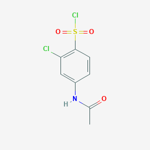 molecular formula C8H7Cl2NO3S B3380505 4-Acetamido-2-chlorobenzene-1-sulfonyl chloride CAS No. 1954-95-6